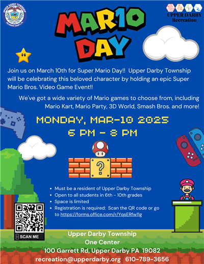 Mario Day Flyer