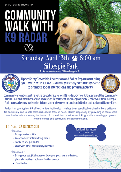 Upper Darby Township Department of Recreation: Community Walk